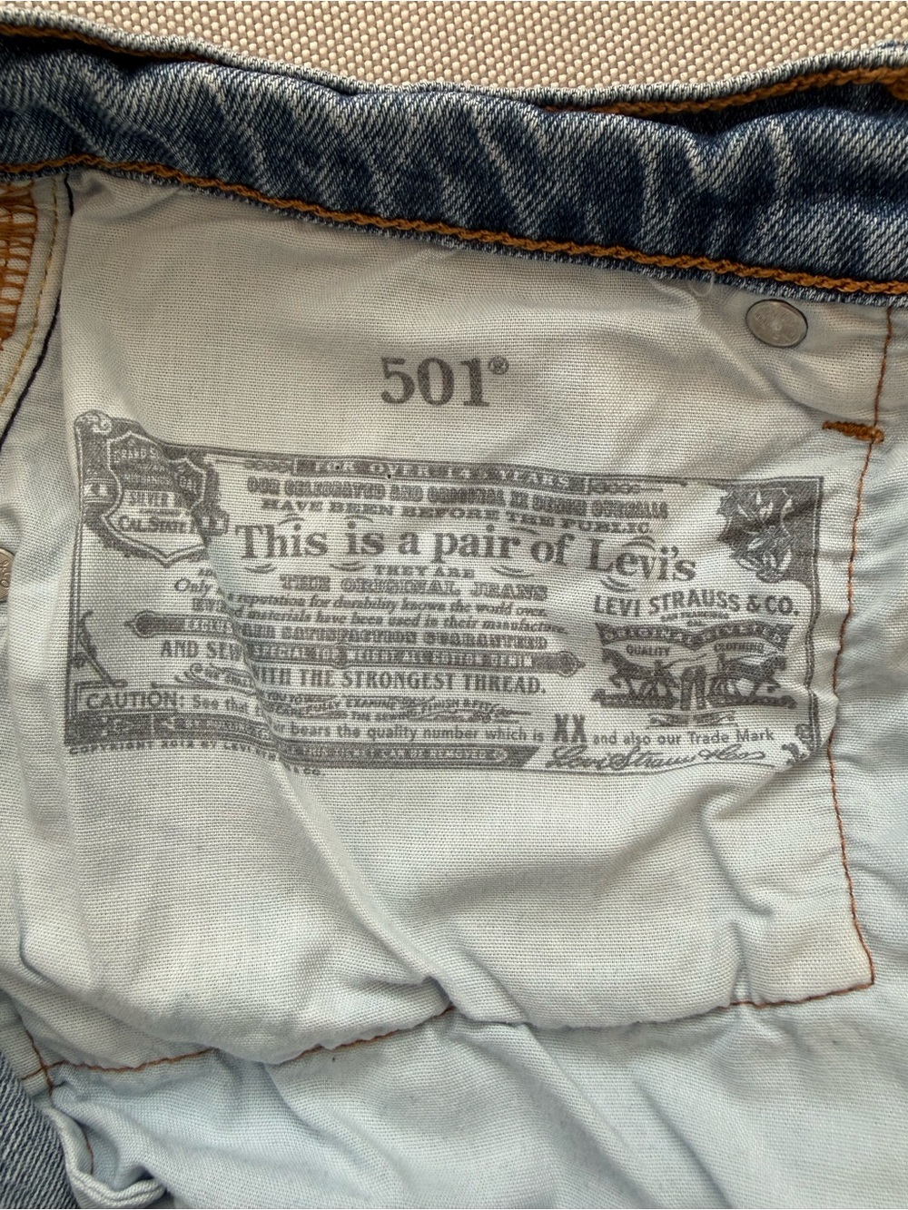 Levi's 501® Women’s Light Blue Straight Leg Jeans